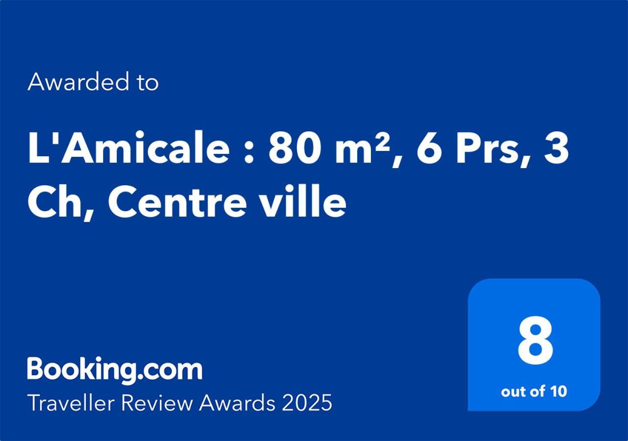 L'Amicale : 80 M², 6 Prs, 3 Ch, Centre Ville ديجون المظهر الخارجي الصورة